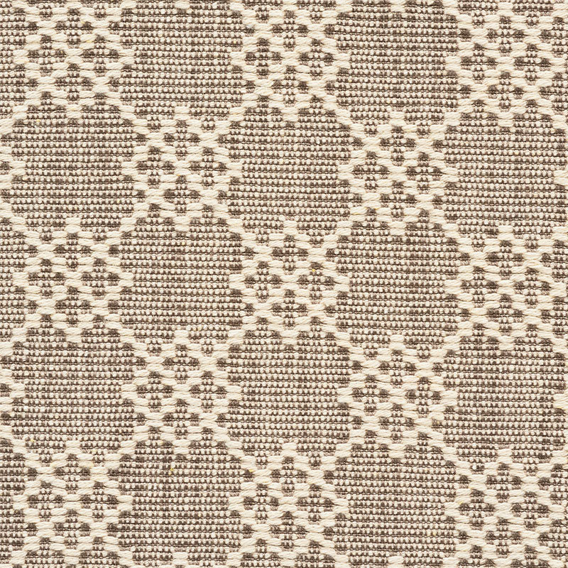 Schumacher 75561 ALBERT FRET in STONE Fabric - NEW TRADITION