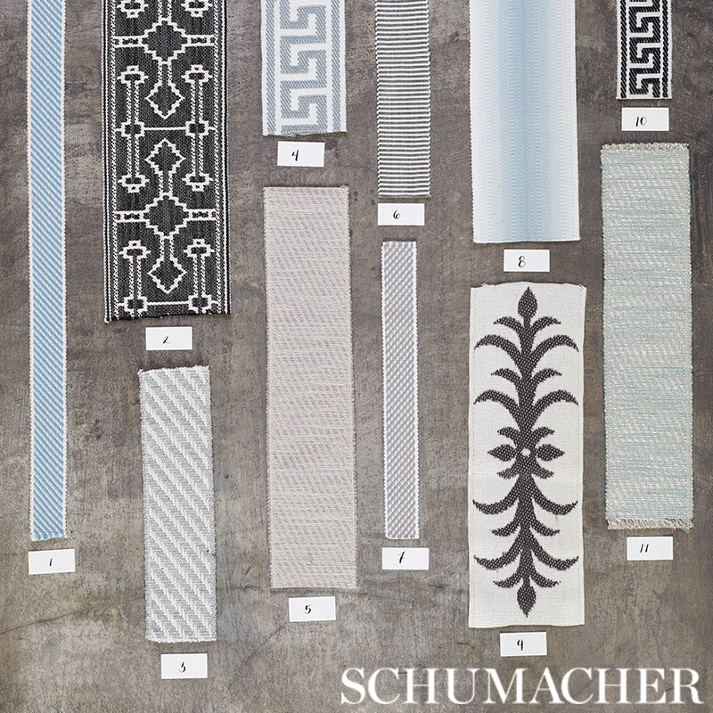 Schumacher 75585 KNOX TAPE in GRAPHITE Trim - NEW TRADITIONA