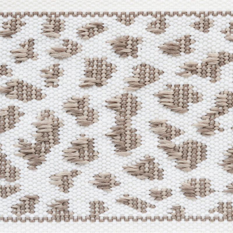 Schumacher 75854 LEOPARD TAPE in TAUPE Trim - INDOOR/OUTDOOR
