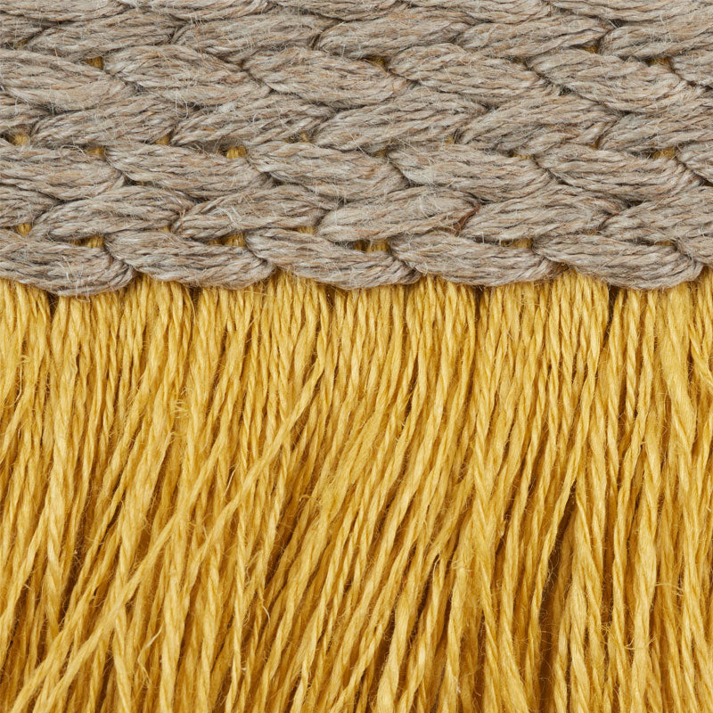 Schumacher 76263 BRAIDED LINEN FRINGE in GOLD Trim - FREE SP