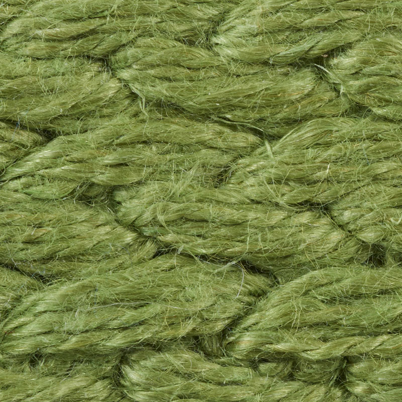 Schumacher 76281 BRAIDED LINEN TAPE MEDIUM in LEAF Trim - FR