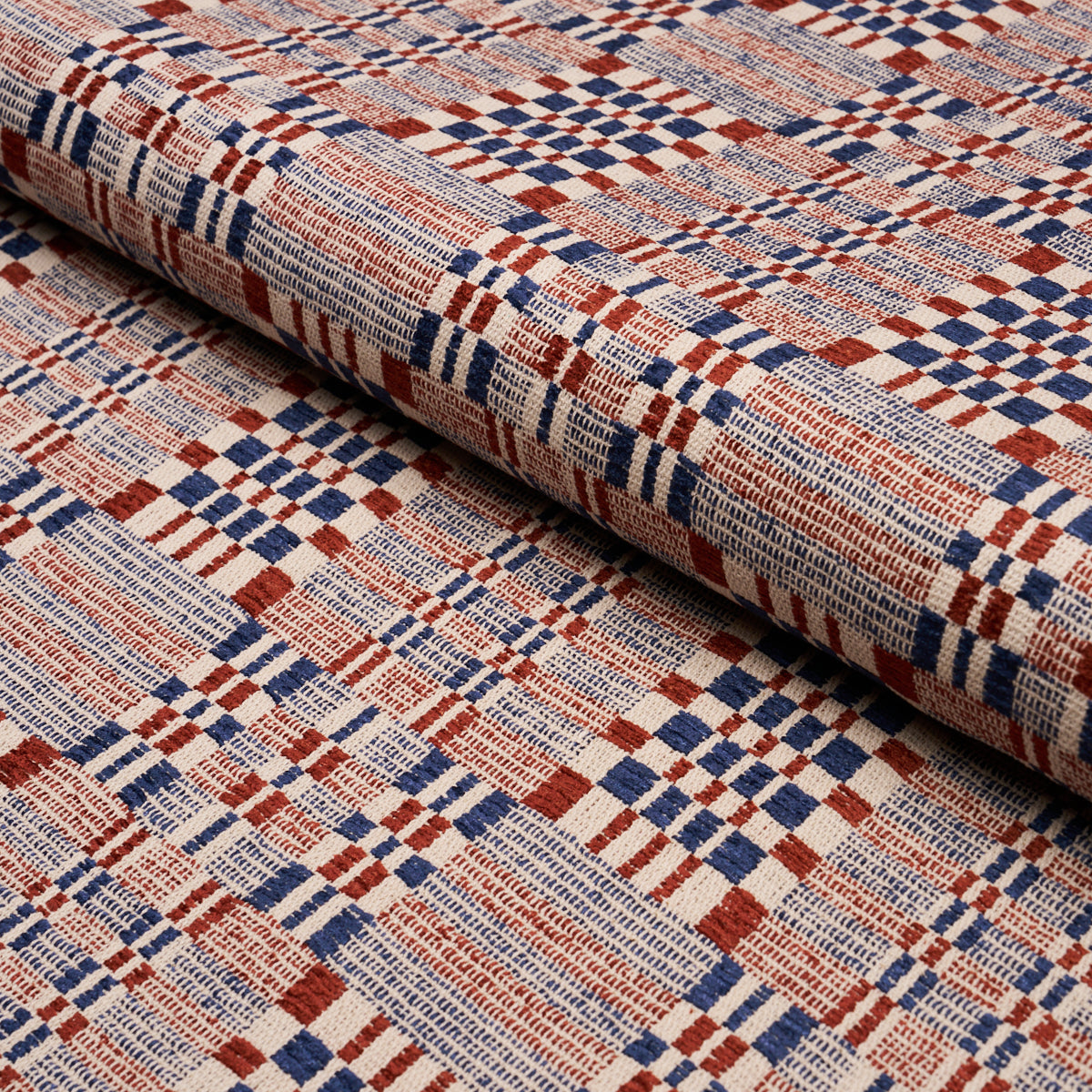 Schumacher 76943 BRIMFIELD in AMERICANA Fabric - PRAIRIE