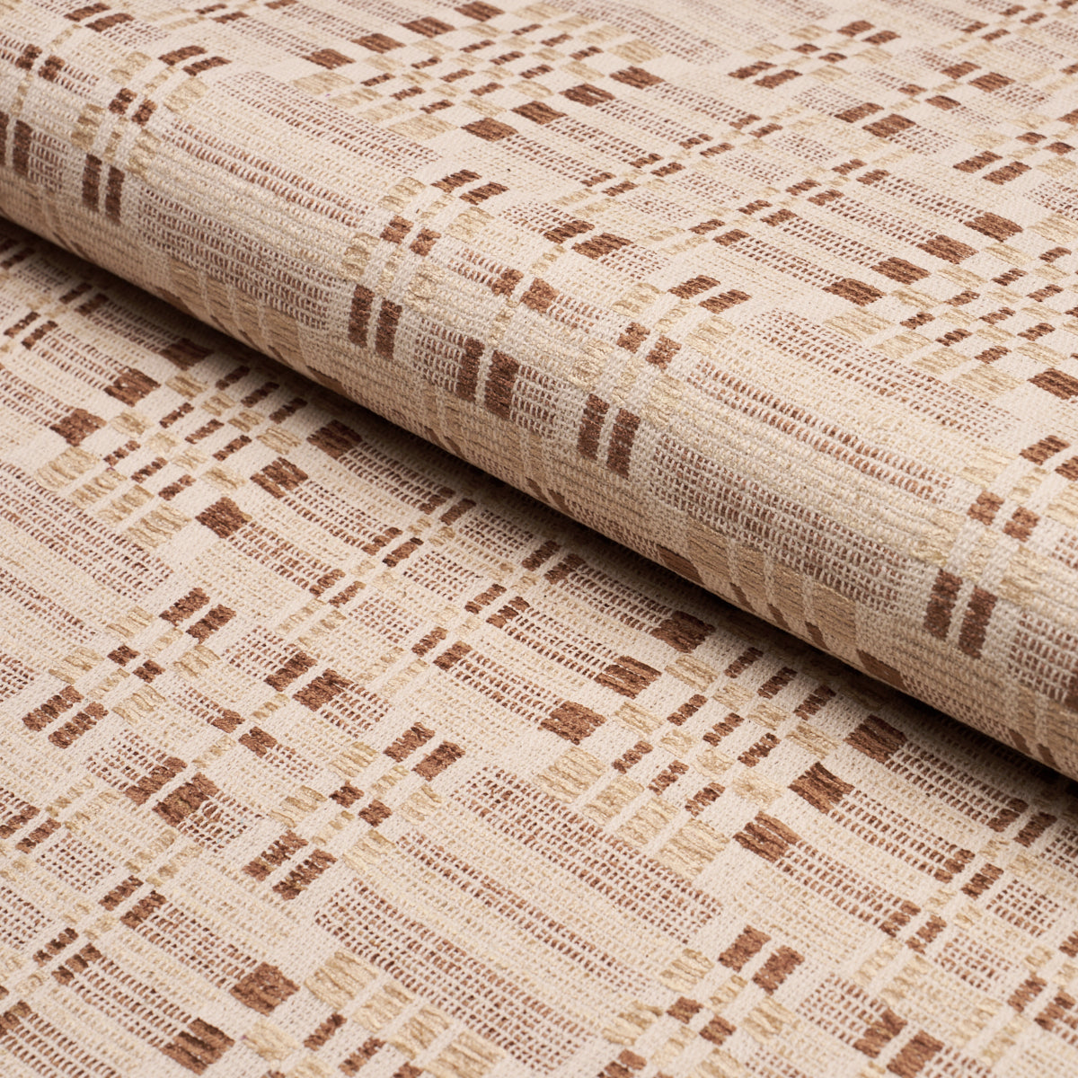 Schumacher 76945 BRIMFIELD in FAWN Fabric - PRAIRIE