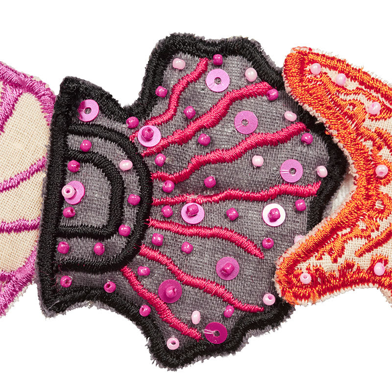 Schumacher 77261 SEA TREASURES TAPE in PINK Trim - JOHNSON H