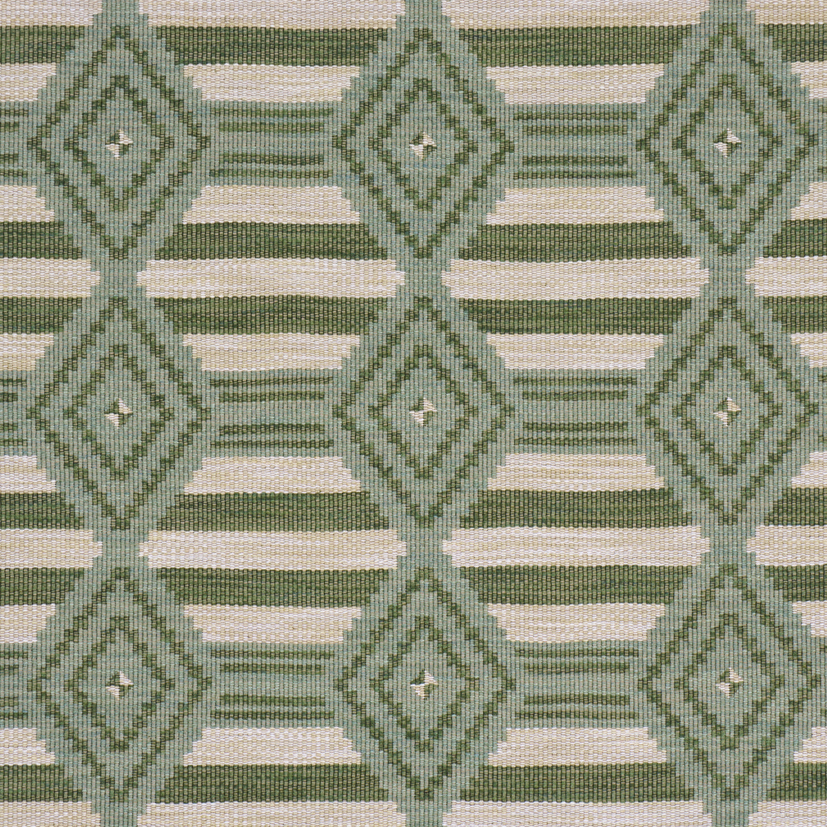 Schumacher 77445 MANTA PERFORMANCE in GREEN & MINERAL Fabric