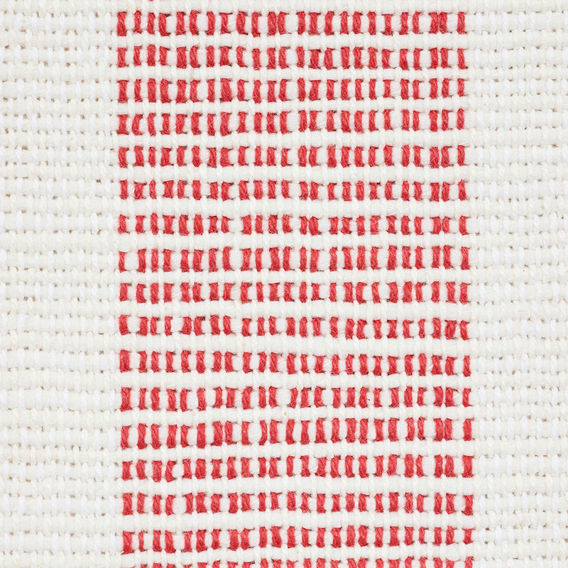 Schumacher 77561 KETLEY PERFORMANCE STRIPE in RED Fabric - N