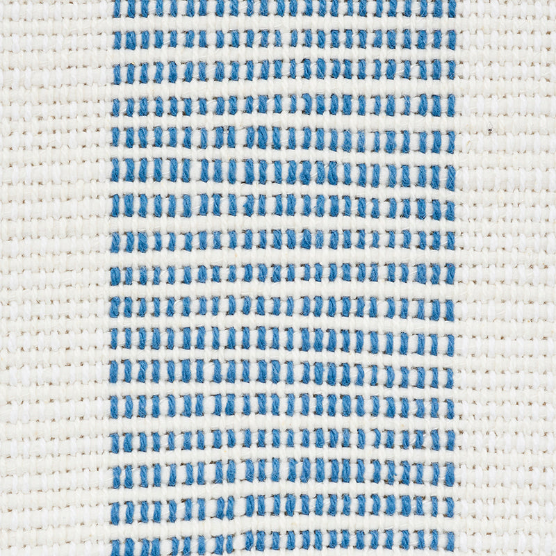 Schumacher 77562 KETLEY PERFORMANCE STRIPE in BLUE Fabric -