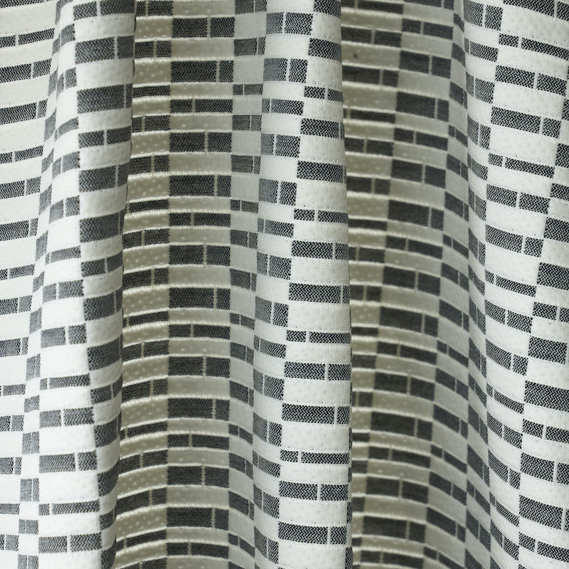 Schumacher Ashcroft Matelassé Indoor/Outdoor Black Fabric