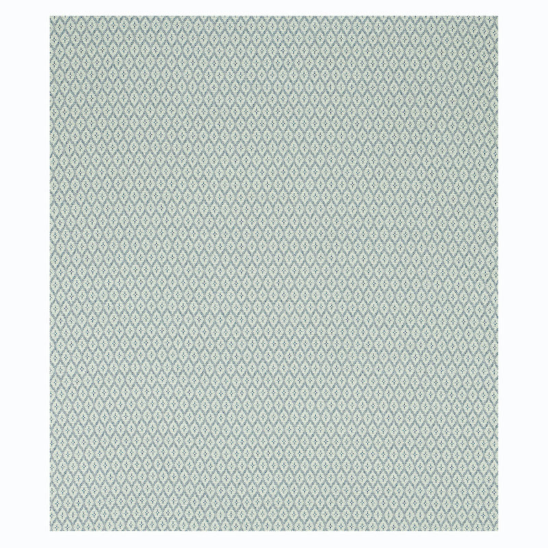 Schumacher Olmsted Indoor/Outdoor Blue Fabric - Eade's Wallpaper