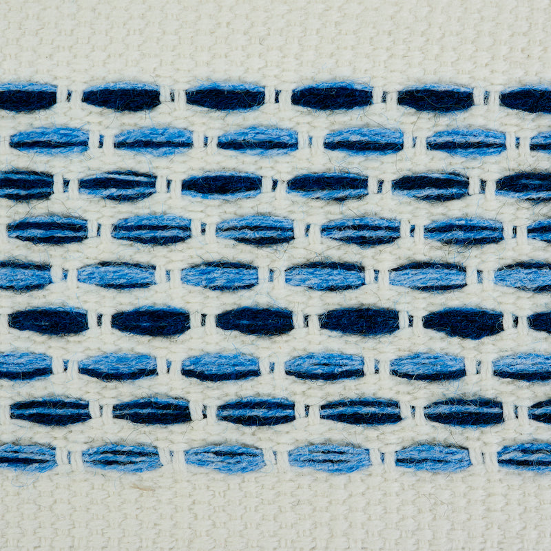 Schumacher 79421 PORTOLA TAPE INDOOR/OUTDOOR in BLUE Trim -