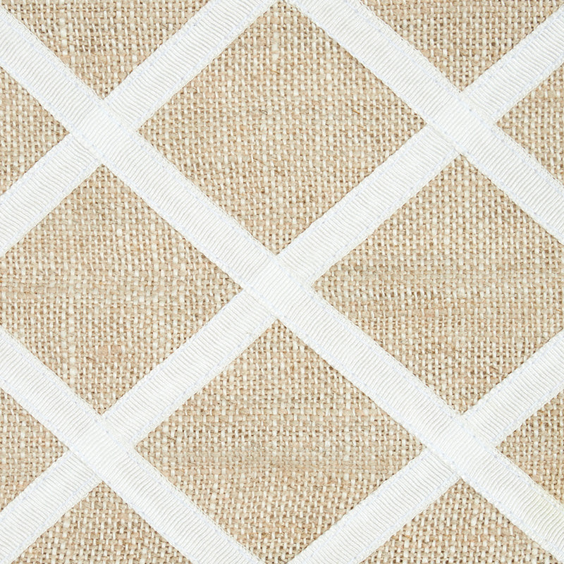 Schumacher 79442 ZELLA APPLIQUÉD TAPE in NATURAL Trim - HAP