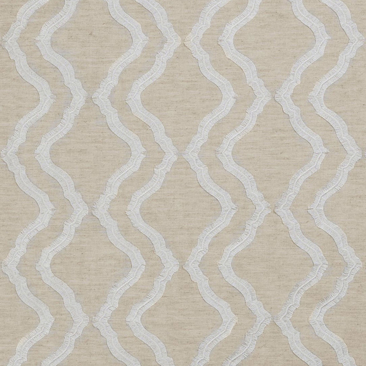 Mitchell MR FF-2207-05 Contemporary,Ogee Flowing-Linen - Eade's Wallpaper