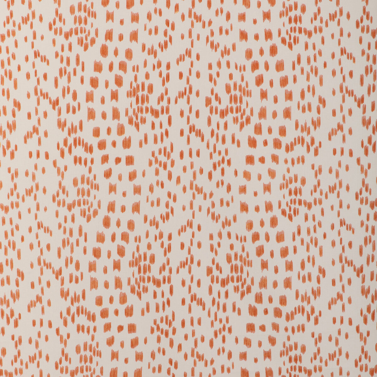 BRUNSCHWIG & FILS 8012138.12.0 LES TOUCHES TANGERINE Fabric - Eade's Wallpaper