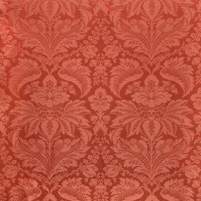 BRUNSCHWIG & FILS 8013188.119.0 DAMASK PIERRE PEPPER RED Fabric - Eade's Wallpaper
