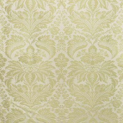 BRUNSCHWIG & FILS 8013188.311.0 DAMASK PIERRE LICHEN Fabric - Eade's Wallpaper