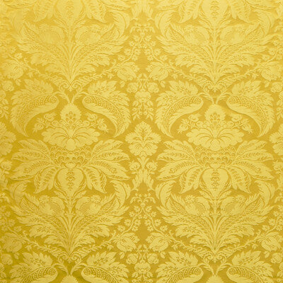 BRUNSCHWIG & FILS 8013188.4.0 DAMASK PIERRE CANARY Fabric - Eade's Wallpaper