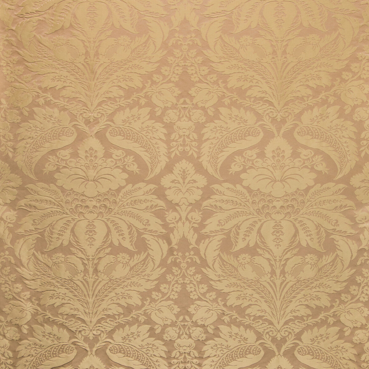 BRUNSCHWIG & FILS 8013188.616.0 DAMASK PIERRE WHEAT Fabric - Eade's Wallpaper
