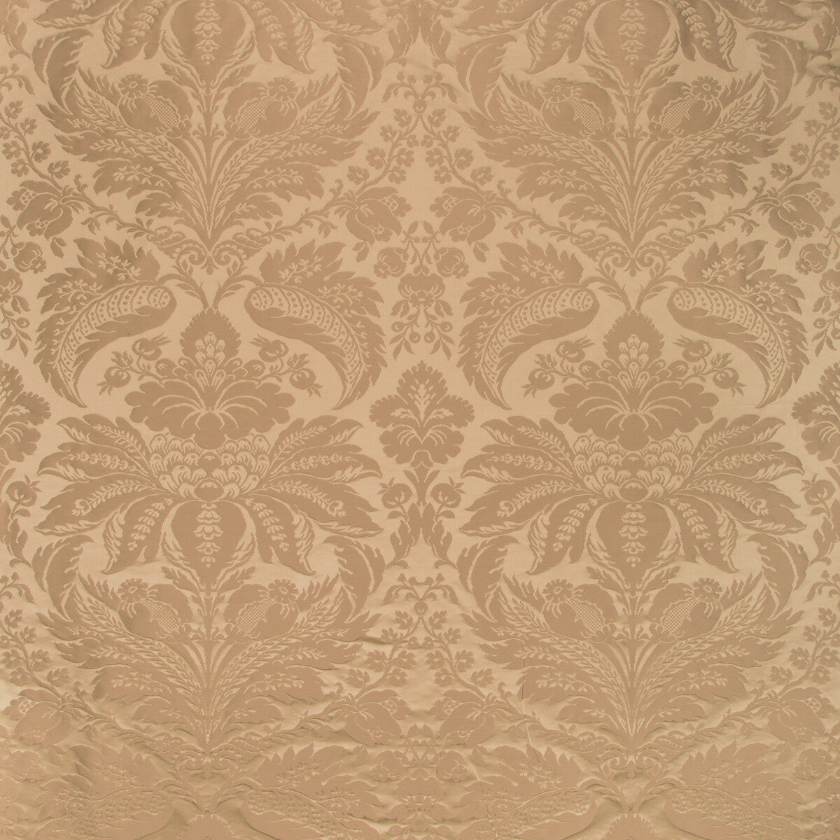 BRUNSCHWIG & FILS 8013188.68.0 DAMASK PIERRE ALLSPICE Fabric - Eade's Wallpaper