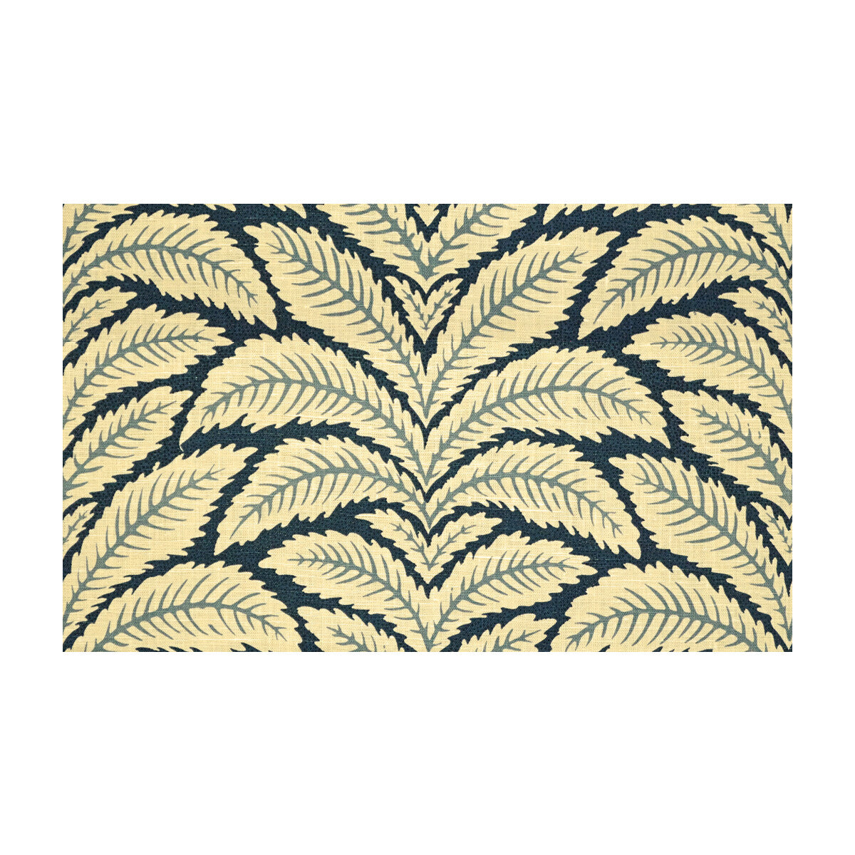 BRUNSCHWIG & FILS 8014104.5.0 TALAVERA LINEN INDIGO Fabric - Eade's Wallpaper