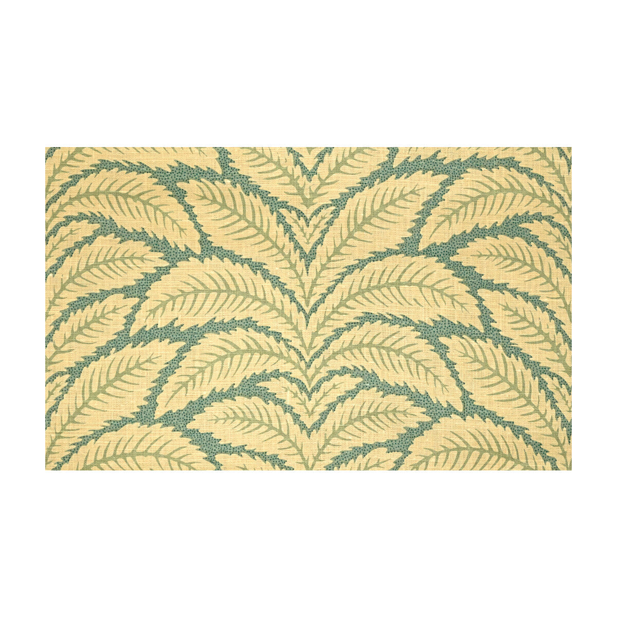 BRUNSCHWIG & FILS 8014104.513.0 TALAVERA LINEN AQUA Fabric - Eade's Wallpaper