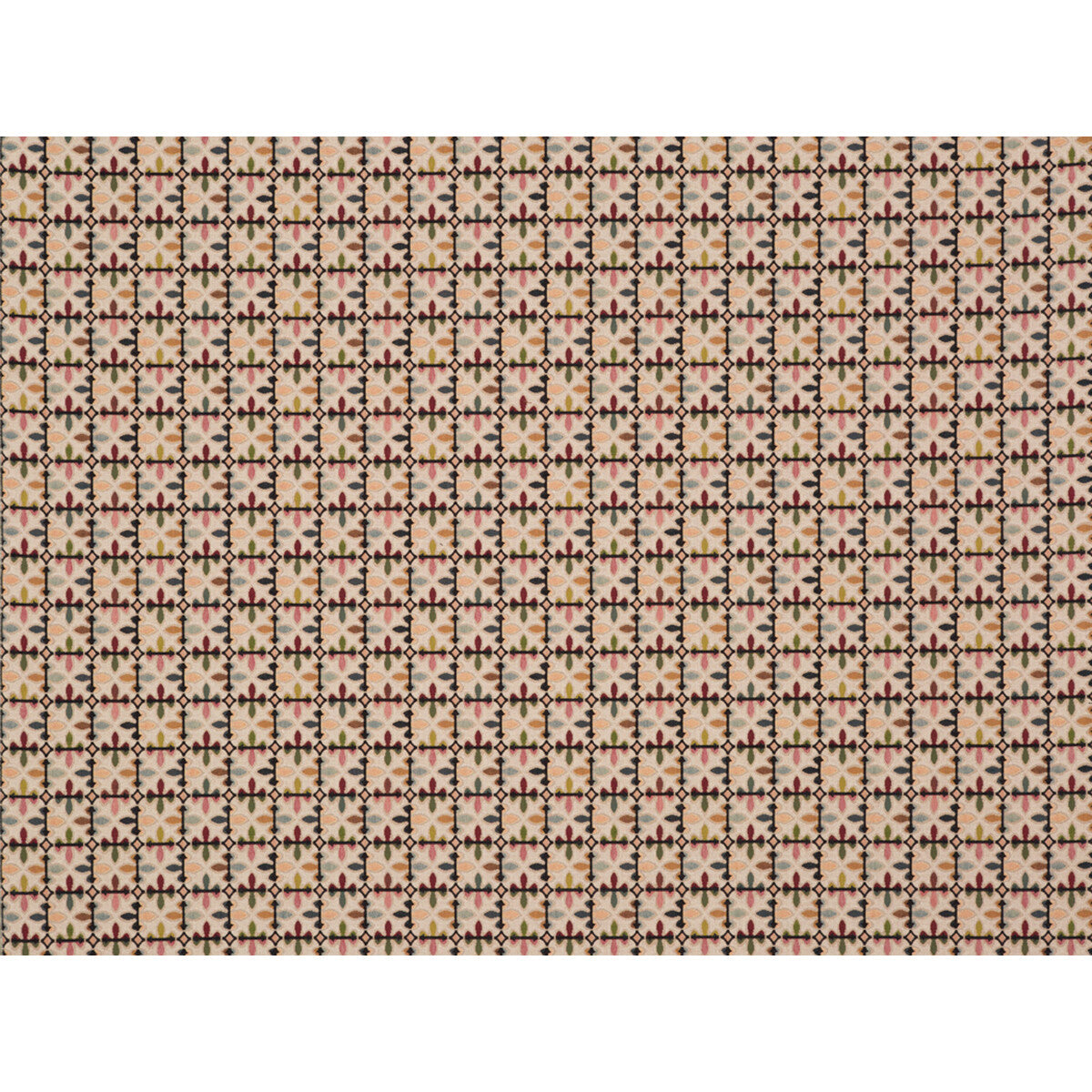 BRUNSCHWIG & FILS 8014111.195.0 PORTHOS RED/BLUE Fabric - Eade's Wallpaper