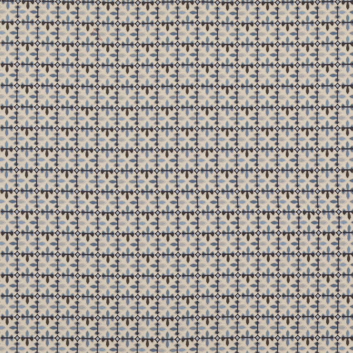 BRUNSCHWIG & FILS 8014111.515.0 PORTHOS INDIGO Fabric - Eade's Wallpaper