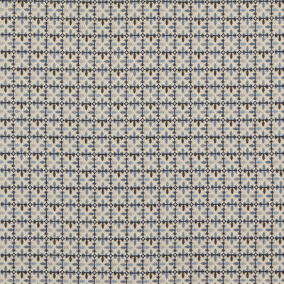 BRUNSCHWIG & FILS 8014111.515.0 PORTHOS INDIGO Fabric - Eade's Wallpaper