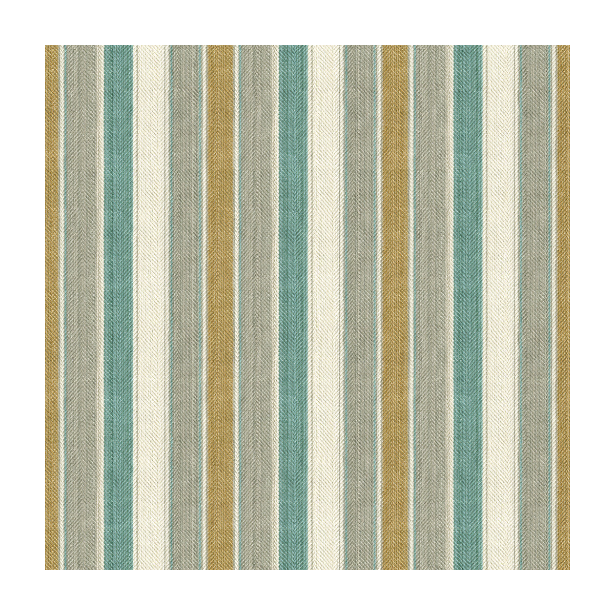 BRUNSCHWIG & FILS 8015111.1115.0 SANTOS STRIPE MIST/AQUA Fabric - Eade's Wallpaper