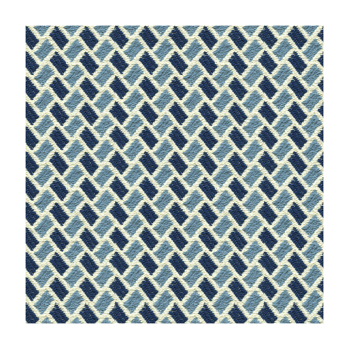 BRUNSCHWIG & FILS 8015112.5.0 NEW BRIQUETAGE SKY/INDIGO Fabric - Eade's Wallpaper