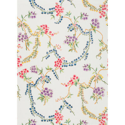 BRUNSCHWIG & FILS 8015128.1.0 LES GLYCINES BLANC Fabric - Eade's Wallpaper