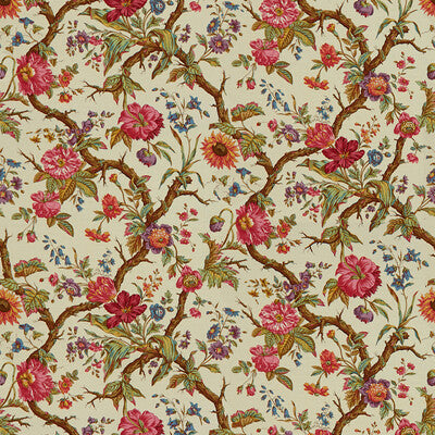 BRUNSCHWIG & FILS 8015129.1.0 ARBRE FLEURI BEIGE Fabric - Eade's Wallpaper