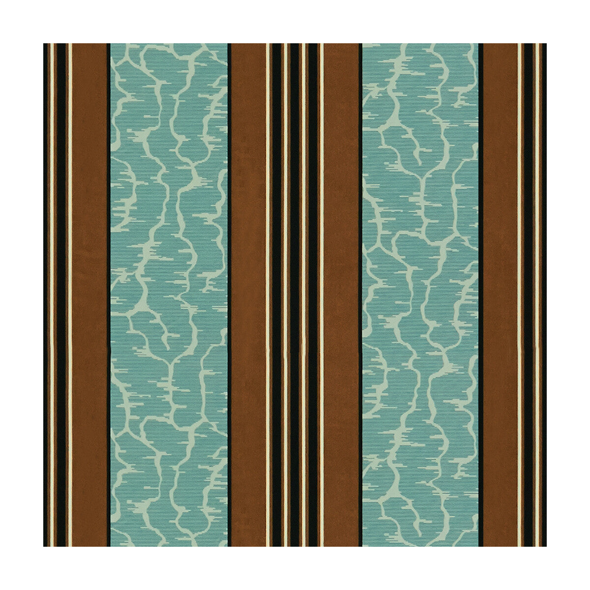 BRUNSCHWIG & FILS 8015136.635.0 CASTIGLIONE TURQUOISE Fabric - Eade's Wallpaper