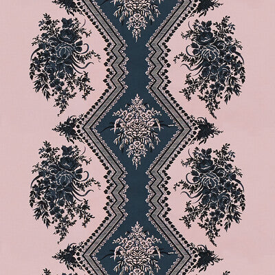 BRUNSCHWIG & FILS 8015139.17.0 COPPELIA SATIN ROSE Fabric - Eade's Wallpaper