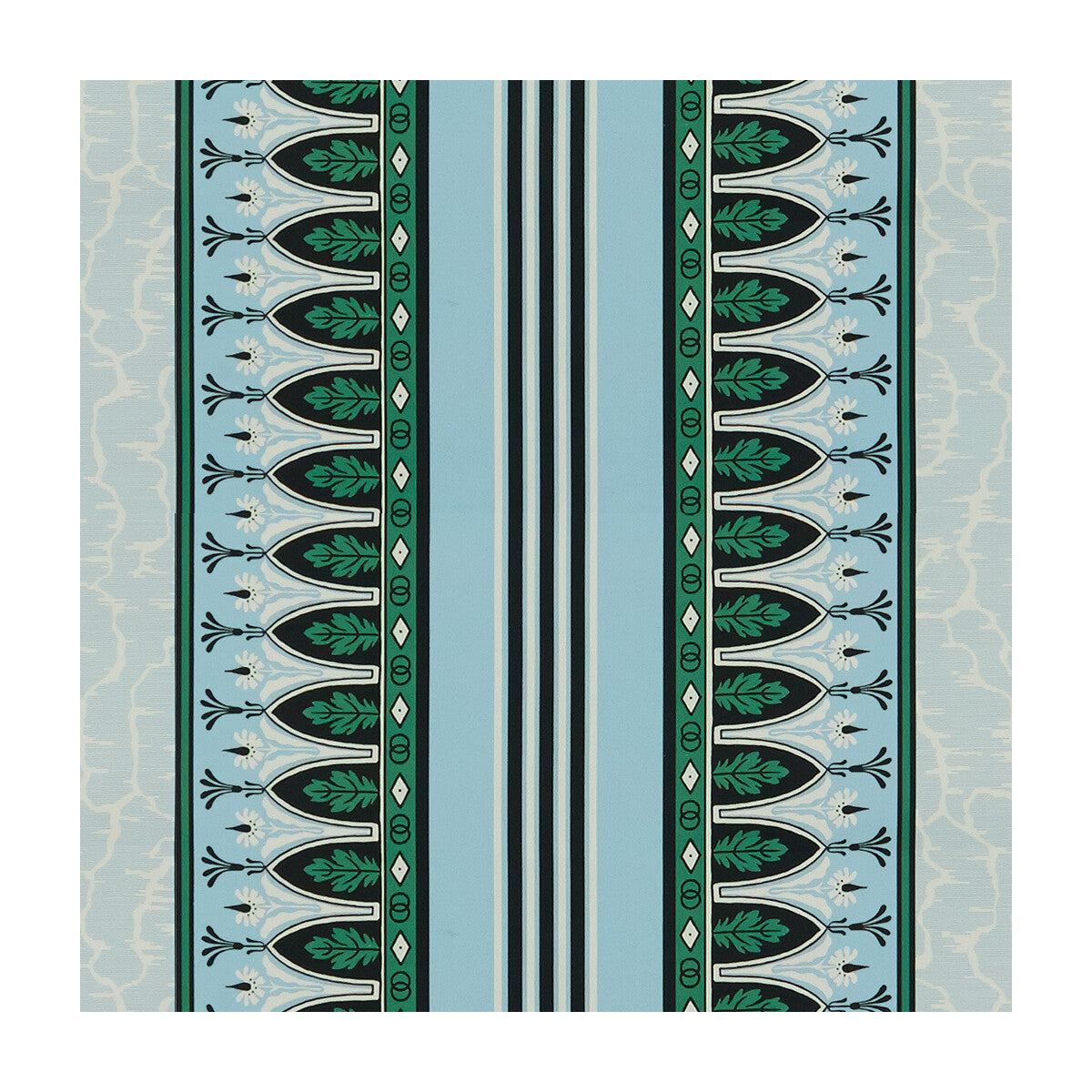 BRUNSCHWIG & FILS 8015140.13.0 LOLA MONTEZ EMERALD/AQUA Fabric - Eade's Wallpaper