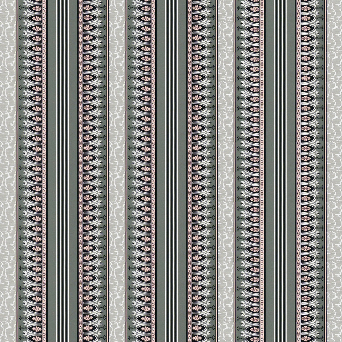 BRUNSCHWIG & FILS 8015140.711.0 LOLA MONTEZ GRIS/ROSE Fabric - Eade's Wallpaper