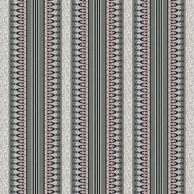 BRUNSCHWIG & FILS 8015140.711.0 LOLA MONTEZ GRIS/ROSE Fabric - Eade's Wallpaper