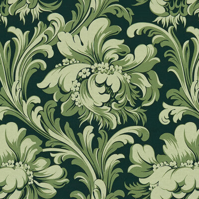 BRUNSCHWIG & FILS 8015142.3.0 MAC MAHON VERT Fabric - Eade's Wallpaper