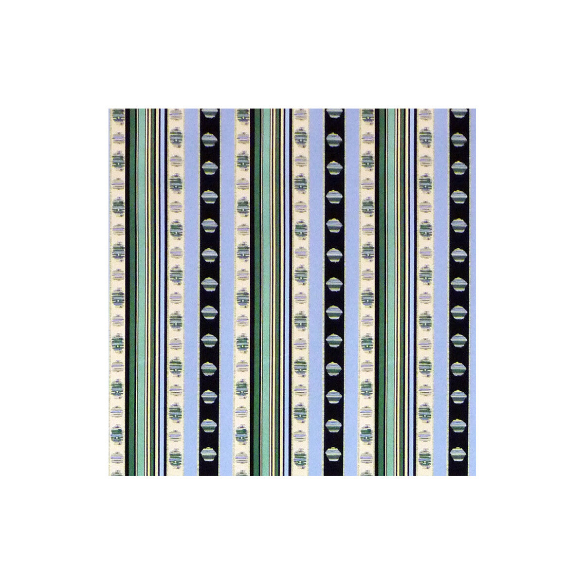 BRUNSCHWIG & FILS 8015143.513.0 RAYURE MOIRE VERT Fabric - Eade's Wallpaper