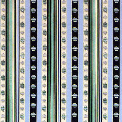 BRUNSCHWIG & FILS 8015143.513.0 RAYURE MOIRE VERT Fabric - Eade's Wallpaper