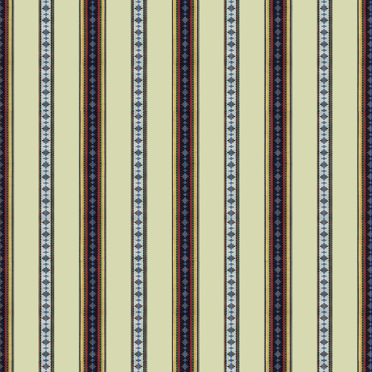 BRUNSCHWIG & FILS 8015147.16.0 RAYURE BRODERIE BEIGE Fabric - Eade's Wallpaper