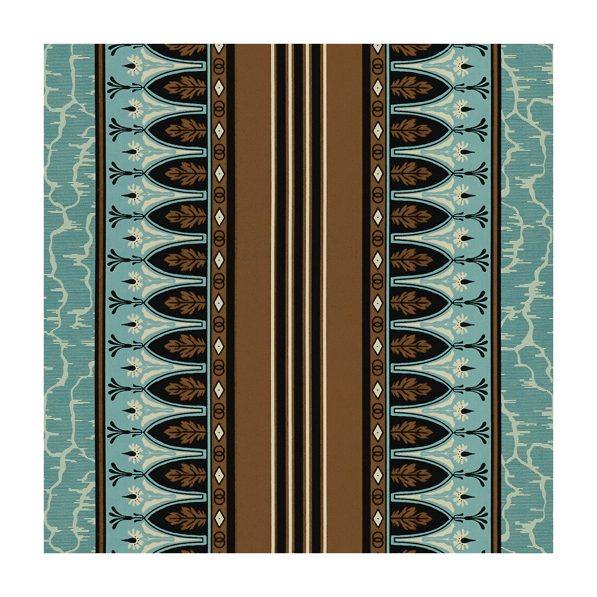 BRUNSCHWIG & FILS 8015166.635.0 LOLA MONTEZ TURQUOISE Fabric - Eade's Wallpaper