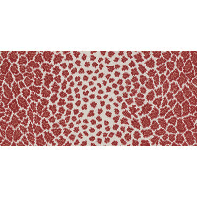 BRUNSCHWIG & FILS 8015170.19.0 ENGLISH LEOPARD SCARLET Fabric - Eade's Wallpaper