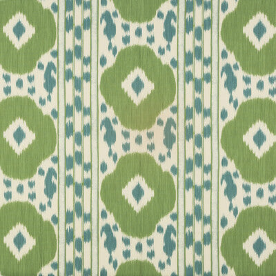 BRUNSCHWIG & FILS 8015178.133.0 VARKALA PRINT TEAL/GREEN Fabric - Eade's Wallpaper