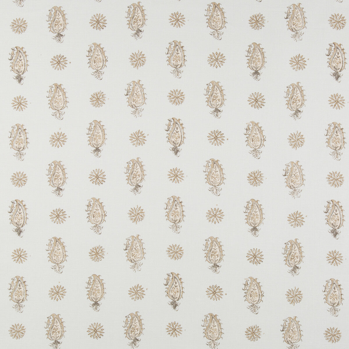 BRUNSCHWIG & FILS 8016100.13.0 ONAM PAISLEY SPA/BEIGE Fabric - Eade's Wallpaper