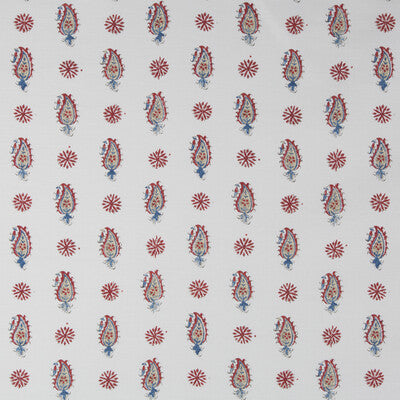 BRUNSCHWIG & FILS 8016100.19.0 ONAM PAISLEY MADDER/BLUE Fabric - Eade's Wallpaper