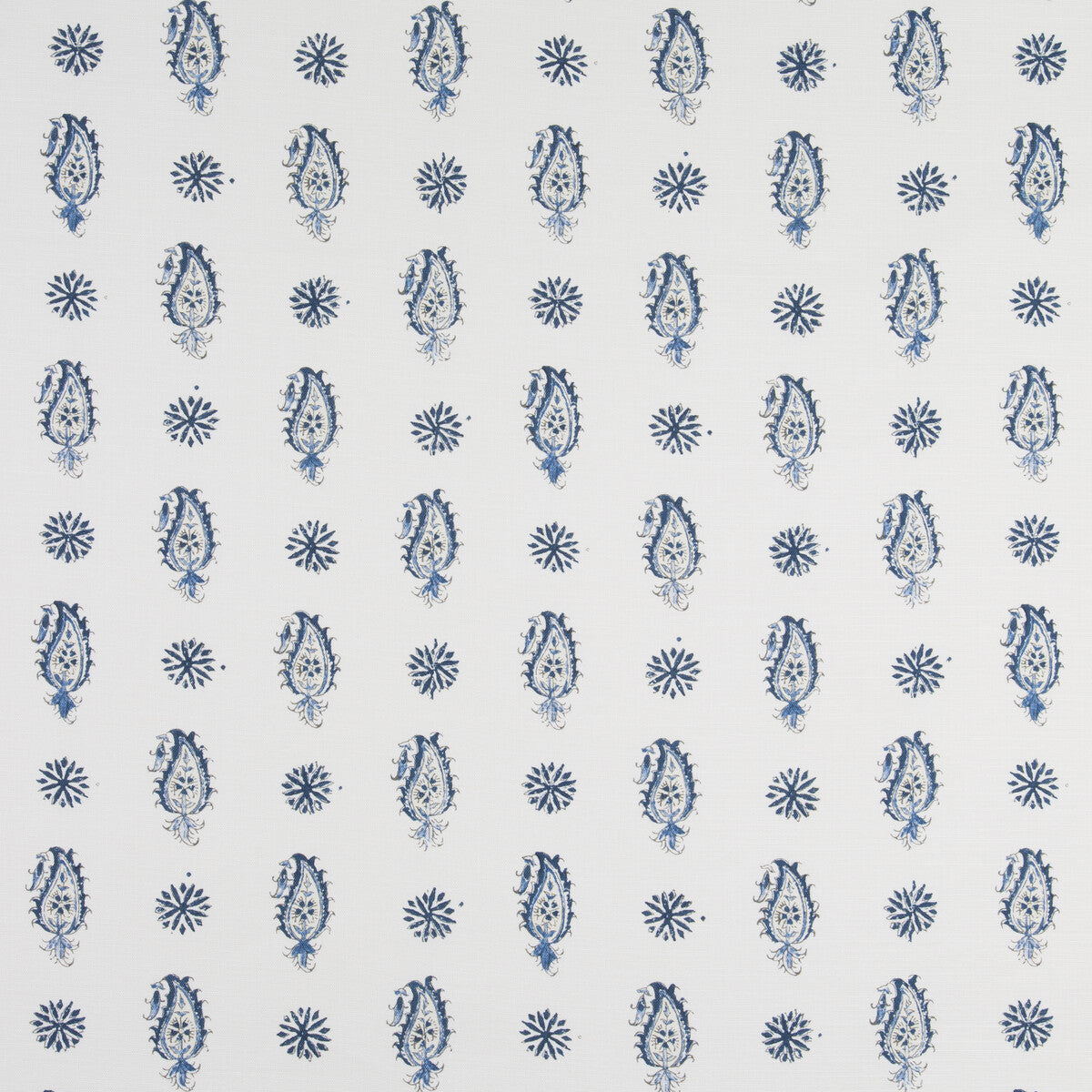BRUNSCHWIG & FILS 8016100.50.0 ONAM PAISLEY INDIGO Fabric - Eade's Wallpaper