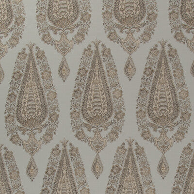 BRUNSCHWIG & FILS 8016101.13.0 KOMAL PAISLEY SPA/BEIGE Fabric - Eade's Wallpaper