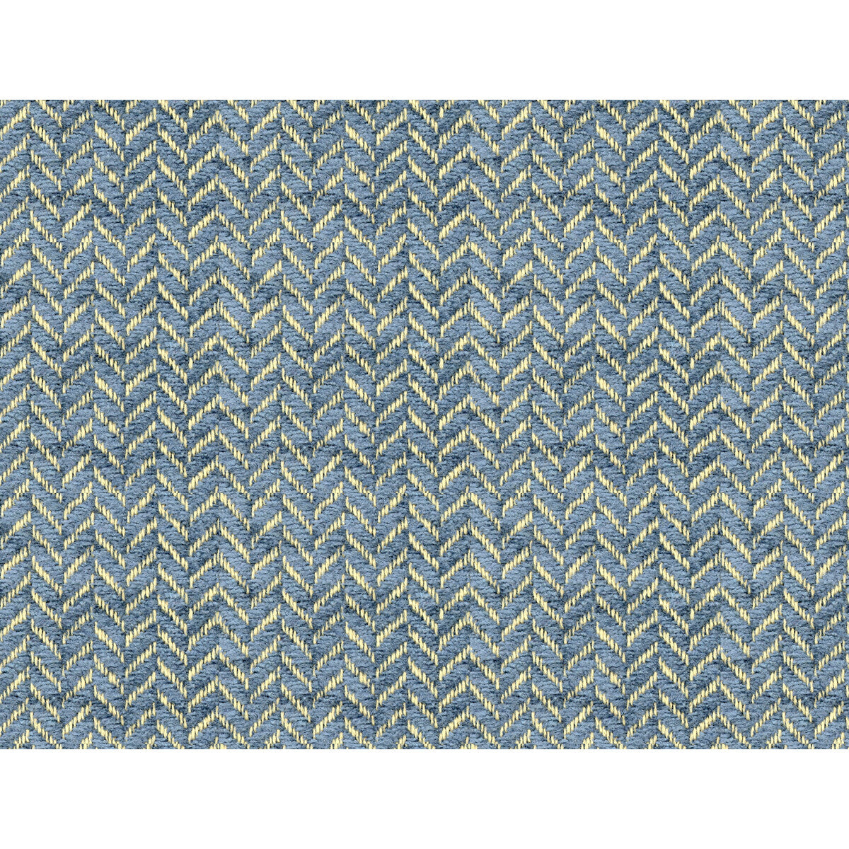 BRUNSCHWIG & FILS 8016111.5.0 MOTTARET CHENILLE BLUE Fabric - Eade's Wallpaper