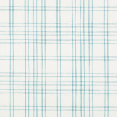 BRUNSCHWIG & FILS 8017100.13.0 BANON PLAID TURQUOISE Fabric - Eade's Wallpaper