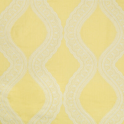 BRUNSCHWIG & FILS 8017106.14.0 ISOLINE EMB CANARY Fabric - Eade's Wallpaper